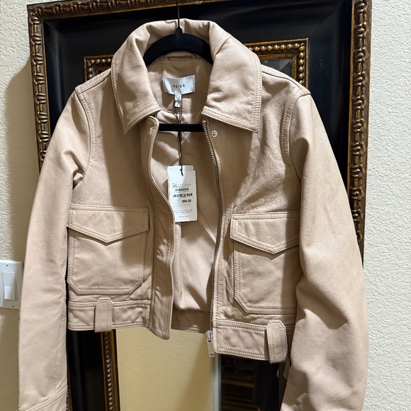 Reiss Leather Jacket - Picture 1 of 6